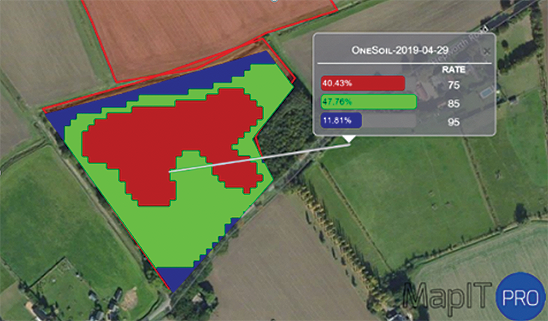Soil Health Data Collection Rate Map