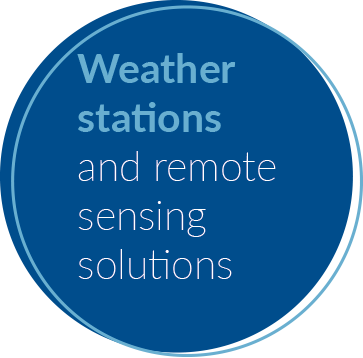 Weather stations and remote sensing solutions